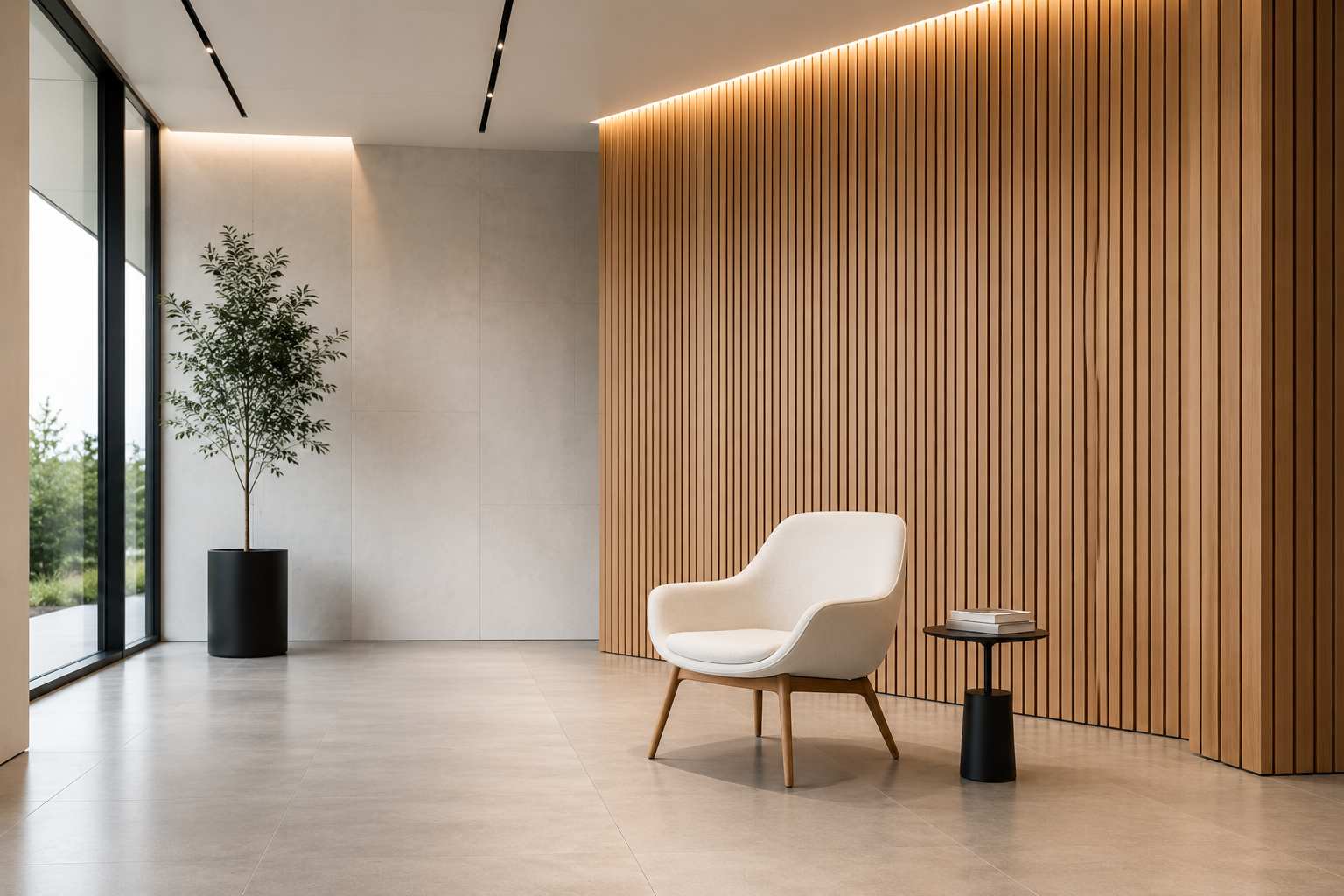 Minimal architectural interior